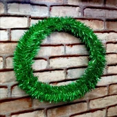 GÜN IŞIĞI LED IŞIKLI GARLAND 5 METRE LED IŞIKLI PARLAK METALİK YEŞİL ÇAM DALI IŞIKLI YEŞİL GARLAND thumbnail 1