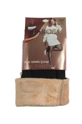 Kadın Polar Termal Kışlık 2 Beden İncelten Larosa Külotlu Çorap - 4