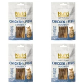 Nutri Feline Tahılsız 50 Gr Tavuk Balık Etli Sandvic Kedi Ödülü 4 Adet - 2