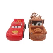 Farbu Cars Şimşek Mcqueen Ve Mater Oyuncak Sürtmeli 2 Li Araç Seti, Arabalar Oyuncak Figür - 1