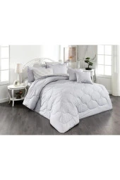 Sens Moi Uyku Seti (çift Kişilik) 6 Parça - Ranforce - Çizgili Desen- Çift Taraflı Kullanım - 1