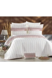 Sens Moi Kapitoneli Yatak Örtüsü battaniye ve Pike Özelliği 4 Parça - 1