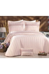 Sens Moi Kapitoneli Yatak Örtüsü battaniye Ve Pike Özelliği 4 Parça - 1