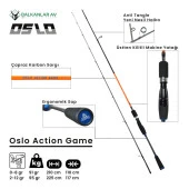 Oslo Action Game 210cm 1-8gr LRF Olta Kamışı thumbnail 2