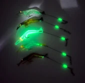 Valkyrie 5 Adet Fosforlu Gerçekçi Silikon Karides Balık Yemi - Kutulu - 7,5cm 5,5gr - 2