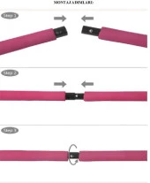 Delta Squat Pilates Jimnastik Egzersiz Çubuğu Portable Studio Squat Barı - 3