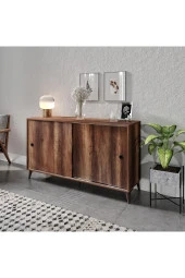 KZNMOB HOME Joker Çok Amaçlı Sürgülü Konsol Barok Meşe- Tamamı 1. Kalite Mdf - 2