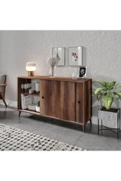 KZNMOB HOME Joker Çok Amaçlı Sürgülü Konsol Barok Meşe- Tamamı 1. Kalite Mdf - 3