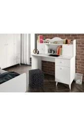 KZNMOB HOME Akasya Modern Genç Odası Takımı Beyaz - 4 Parçalı Ve Tamamı 1. Kalite Mdf - 3