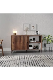 KZNMOB HOME Joker Çok Amaçlı Sürgülü Konsol Barok Meşe- Tamamı 1. Kalite Mdf - 4