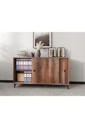 KZNMOB HOME Joker Ofis Dolabı, Dosya Dolabı Barok Meşe - Tamamı 1. Kalite Mdf - 5