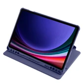 Galaxy Tab S9 Kılıf Termik Kalem Bölmeli Dönebilen Standlı Kılıf - 11