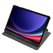 Galaxy Tab S9 Kılıf Termik Kalem Bölmeli Dönebilen Standlı Kılıf - 9