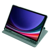 Galaxy Tab S9 Kılıf Termik Kalem Bölmeli Dönebilen Standlı Kılıf - 10