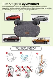 Babydoor Motto 15-36 KG Yükseltici Oto Koltuğu Ultra Comfort Yükseltici - Bej - 8
