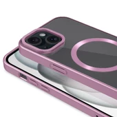 iPhone 15 Kılıf Mat Tasarımlı Magsafe Wireless Şarj Özellikli Mat Setro Kılıf thumbnail 10