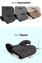 Babydoor Motto 15-36 KG Yükseltici Oto Koltuğu Ultra Comfort Yükseltici - Siyah - 9