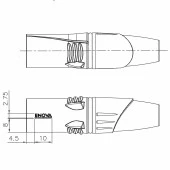 Enova XL25MB 5-Pin Erkek XLR Audio Konnektör - 4