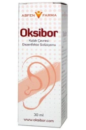 ABFEN FARMA Abfen Oksibor Kulak Çevresi Dezenfekte Solüsyonu 30 Ml - 1