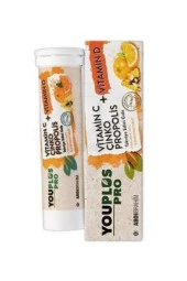 YOUPLUS Pro Vitamin C & D & Çinko & Propolis 15 Efervesan Tablet - 1