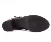 Venüs 1857204y Kadın Hakiki Deri Siyah Topuklu Sandalet - 3