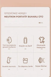 Portatif Buharlı Kırışık Giderici Dikey Ütü Yeşil - 5