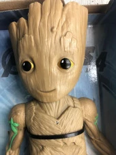 Avengers Groot Karakter Ağaç Adam Figür Oyuncak Sesli ve Işıklı 30  cm Galaksinin Koruyucuları - thumbnail 3