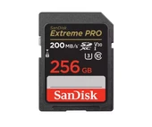 SanDisk 256GB Extreme Pro 200MB/s 90MB/s SDXC V30 UHS-I U3 Hafıza Kartı SDSDXXD-256G-GN4IN - 1