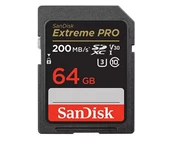 SanDisk 64GB Extreme Pro 200Mbs SDXC V30 UHS-I U3 Hafıza Kartı SDSDXXU-064G-GN4IN - 1