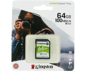 Kingston 64GB SDXC CL10 UHS-I U1 V10 SD Hafıza Kart SDS2/64GB - 2