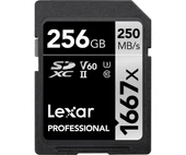 Lexar 256Gb 250Mb/s 1667x V60 U3 UHS-II SDXC 4K Hafıza Kartı - 2