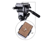 Yunteng VCT-558 Profesyonel Monopod Hidrolik Kafa - 5