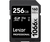 Lexar 256Gb 160Mb/s 1066x V30 U3 UHS-I SDXC Professional Hafıza Kartı - 1