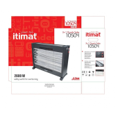 İtimat 10504 3+1 Fanlı Isıtıcı Quartz Soba 2600W - 1