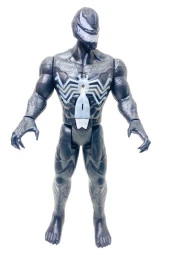 Spiderman Venom Oyuncak Işıklı Sesli 30 Cm Figür Örümcek Adam Siyah thumbnail 1