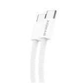 Syrox C146 60W Örgü Type-C Type-C Şarj Data Kablosu - 1