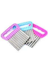 Pratik Patates Meyve Sebze Doğrama Dilimleme Cips Bıçağı - 3