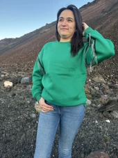 İçi Şardonlu Sweatshirt Kazak - 2