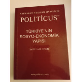 KAYMAKAM ADAYLIĞI SINAVI İÇİN POLİTİCUS- TÜRKİYE'NİN SOSYO EKONOMİK YAPISI(İKİNCİ EL) - 1