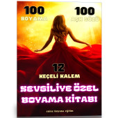 Sevgiliye Özel Boyama Kitabı - 1