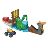 HGV14 Hot Wheels - Monster Trucks Renk Değiştiren Araçlar Timsahdan Kaçış Oyun - 4