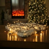 ORJİNAL PİRİNÇ GÜN IŞIĞI LED IŞIK 4 METRE 100 LED LAMBALI 220 VOLT FİŞLİ MODLU MODEL GÜN IŞIĞI LED - 1