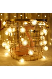 GÜN IŞIĞI KİRPİ TOP LED IŞIK KİRPİ GÜN IŞIĞI LED IŞIK NOEL DEKORASYON IŞIĞI ÇAM AĞACI IŞIĞI 220V thumbnail 2