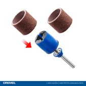 DREMEL EZ SpeedClic Zımparalama Mandreni ve Zımparalama Bandı (SC407) - 2615S407JA - 1