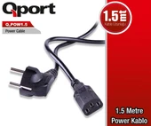 Qport Q-POW1.5 1.5mm PC Power Kablosu - 2