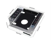 Codegen Codmax Cdg-Hdc-127 12.7Mm Sata Siyah Gümüş Notebook Ekstra Hdd Yuvası - 2