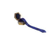 e38 ERKEK RENKLİ EBRU KRAVAT - K0101 - 2