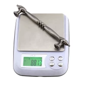 Petek Lüx Mutfak Mobilya Çekmece Dolabı Dolap Kapak Kulpu Kulbu Düz Metal Kulpları Kulpu Füme 128 Mm thumbnail 5