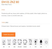 Emes EM01 ZKZ 80 Döner Tablalı Frensiz Kemik Teker 80 mm 120 Kg thumbnail 2