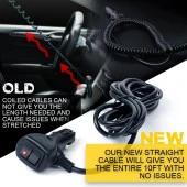 Çakarlı tepe lambası mıknatıslı kırmızı-kırmızı 24w 12-24v / LAIK532 thumbnail 3